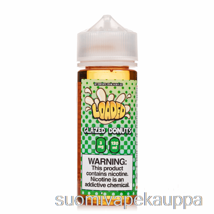 Vape Netistä Lasitettu Munkki - Ladattu E-neste - Häikäilemätön - 120ml 6mg